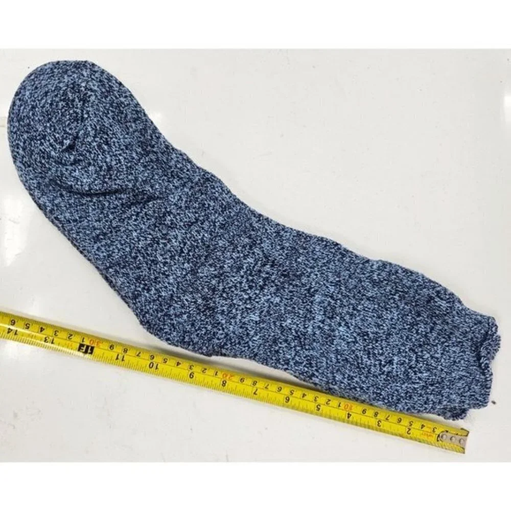 Women Merino Lamb Wool Socks, FUR LINED Very Warm Boots Marled Socks 3-Pairs NEW - Picture 2 of 5